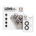 Apsauginis stiklas Tel Protect 3D objektyvo ant kameros Iphone 17 - juodas (objektyvas 2 vnt.)