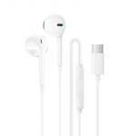 Borofone K&otilde;rvaklapid BM100 Fuente with microphone Type C (DAC) valge