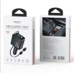 YESIDO CAR ĮKROVIKLIS Y71 125W FAST CHARGING 4in1 LED + C+iP LAIDAS 65W juodas