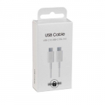 USB Kabelis Samsung EP-DN975BWEGWW baltas 100cm "Type-C/Type-C" (iki 5A) / originalus įpakavimas
