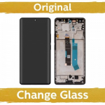 LCD ekranas suderinamas su Xiaomi Redmi Note 14 Pro 4G su rėmeliu / Midnight juodas / (Atnaujintas: Kinija)