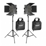 Neewer 660 kahev&auml;rviline LED-komplekt, kaks lampi 40W 3200-5600K