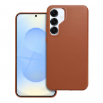 LEATHER MAG COVER &uuml;mbris jaoks SAMSUNG S25 PLUS brown
