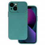 Camshield Soft jaoks Iphone 15 Pro Dark roheline