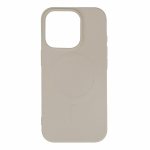 Liquid Silicone &Uuml;mbris MagSafe jaoks iPhone 16 Pro - beige