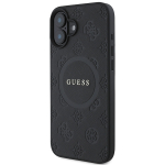 Guess Saffiano Peony Classic Logo MagSafe &uuml;mbris jaoks iPhone 16 - must