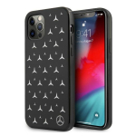 Mercedes h&otilde;bedaste t&auml;htede mustriga &uuml;mbris iPhone 12 Pro Max'ile - must