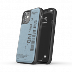 DIESEL Formuotas dėklas DENIM FW20 IPHONE 12 MINI juodas/mėlynas