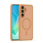 Mag Matt dėklas Samsung Galaxy S25 FE rudas
