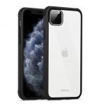 Crong Trace Clear &uuml;mbris seadmele iPhone 11 Pro, must