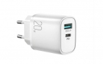 Įkroviklis Joyroom (L-QP2011) (1xUSB-C;1xUSB 3A 20W) baltas