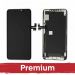 LCD ekraan &uuml;hilduv iPhone 11 Pro Max Must (Hard OLED / Premium) /*Removable IC*/