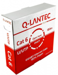 Q-LANTEC U/UTP Cat.6A v&otilde;rgukaabel, keerupaar, LSOH