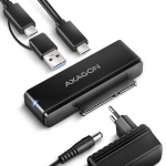 SSD ketta USB-C SATA 6G 10Gbps adapter 0.6m ADSA-FPX Axagon