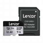 Lexar High-Performance Silver Plus microSDXC m&auml;lukaart 1 TB + adapter