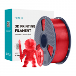 Sunlu PLA+ filament (l&auml;bipaistev punane)