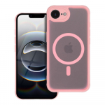 FULL MATTE MAG COVER &Uuml;mbris compatible with MagSafe jaoks IPHONE 16 jasny r&oacute;żowy