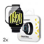 Wozinsky Full Glue Karastatud klaas jaoks Xiaomi Redmi Watch 5 Active (2 pcs.)