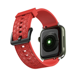 Apple Watch 42 / 44 / 45 mm kellarihm Y k&auml;epael Apple Watchile - punane