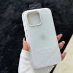 Phone &Uuml;mbris "Silicone Plastic Pack" Apple iPhone 12 Valge (in package)