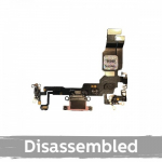 Laadimisport &uuml;hilduv iPhone 15 Flex-kaabliga / Roosa / (100% original / Used)