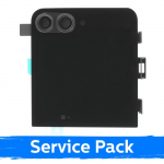 LCD ekranas suderinamas su Samsung F741 Z Flip6 (OUTER) su rėmeliu / Juodas / (Service Pack)