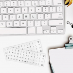 CHROMACRAFT keyboard stickers white