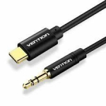 CABLE AUDIO 3.5MM TO USB-C/1.5M BLACK BGABG VENTION