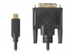 LANBERG USB-C DVI-D 24+1 kaabel M/M 3m