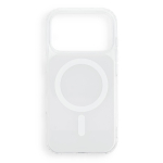 Case for iPhone 18 Pro / 17 Pro Clear Fusion Mag Cover compatible with MagSafe white