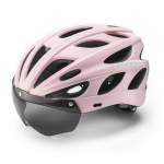 Rockbros unisex rattakiiver eemaldatava visiiri ja UV-prillidega, roosa