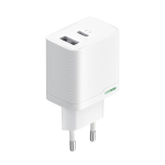 OPPO SUPERVOOC 45W kahe pordiga laadija, OSAB4CB4AE, valge laadija