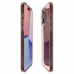 Spigen Crystal Flex &Uuml;mbris jaoks iPhone 15 Pro Max - roosa/l&auml;bipaistev