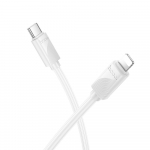 Kaabel USB C to Lightning Hoco PD 27W 1 m X114 valge