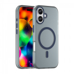 Magnetic Abrasive iPhone 17 &Uuml;mbris Compatible with MagSafe - Matt Sinine