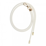 Telefono rai&scaron;tis GSN-1 ilgas silikoninis baltas