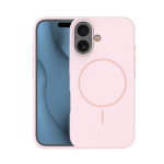 Silikoon Thin Mag &uuml;mbris for iPhone 16e / 17e heleroosa