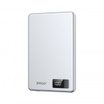 BWOO aluminium magnetic power bank P75 PD 20W 5000 mAh with digital display and USB-C port silver