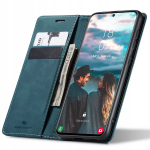 Spacecase piniginės dėklas Galaxy S21 FE mėlynas