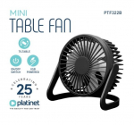 Platinet table fan (15cm x 15cm x 12cm) must