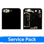 LCD ekranas suderinamas su Samsung F741 Z Flip6 (OUTER) su rėmeliu / Mėlynas / (Service Pack)