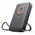 I&scaron;orinė baterija Joyroom "JR-PBM02 3in1" juoda 10000mAh (Belaidis įkrovimas 15W)