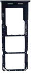 SIM kortelės laikiklis Samsung A236 A23 5G Black originalus (service pack)