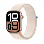 Kreemikat v&auml;rvi nailonist Crong Nylon spordirihm Apple Watchile 38/40/41/42 mm (Starlight)