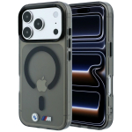 BMW M IML Glossy Metal Logo & Trims &uuml;mbris seadmele iPhone 18 Pro Max / 17 Pro Max, MagSafe-&uuml;hilduv &ndash; must