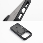 Case for iPhone 18 Pro / 17 Pro Forcell F-Protect Smoke Hybrid Premium Lite compatible with MagSafe black