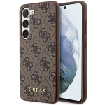Guess GUHCS23SG4GFBR S23 S911 brown/brown hard &uuml;mbris 4G Metal kuldne Logo
