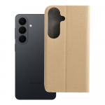 SENSITIVE knyginis dėklas telefonui SAMSUNG S26 auksinis