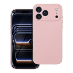 &Uuml;mbris SILICONE 2mm jaoks IPHONE 17 Pro Max compatible koos MagSafe sand roosa