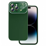 Soft Silicone Lens &Uuml;mbris jaoks Iphone 14 roheline